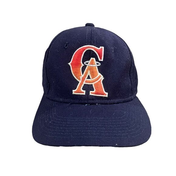 Vintage California Angels Hat Cap Sports Specialties MLB Baseball Fitted 6 5/8 - Picture 1 of 5